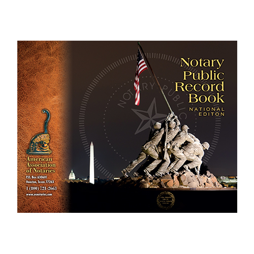 Tennessee Notary Public Record Book (Journal) - War Memorial Cover