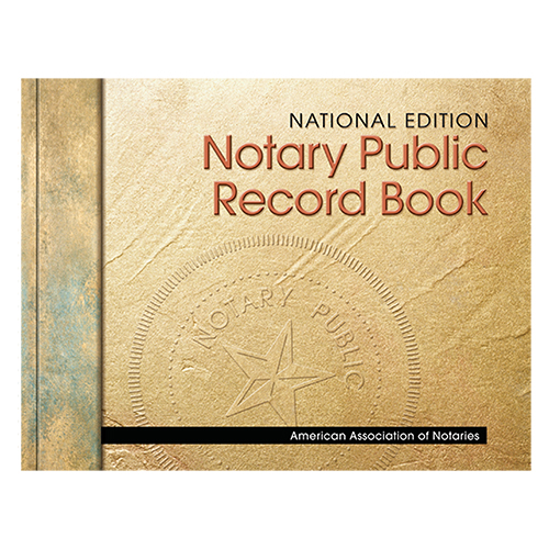 Tennessee Perfectly Bound Notary Public Journal (Record Book) - Stone Cover