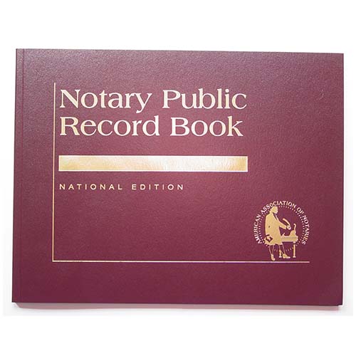 Tennessee Contemporary Notary Record Book (Journal) - with thumbprint space