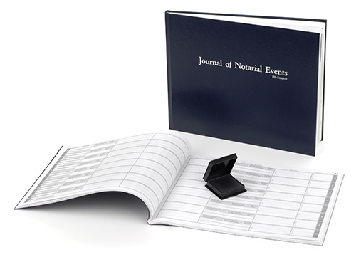 Tennessee Hard Cover Notary Journal with Thumbprint Pad